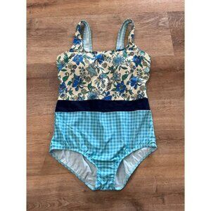 Like New Lands' End Women's Chlorine Resistant Soft Cup Tugless Sporty Swimsuit